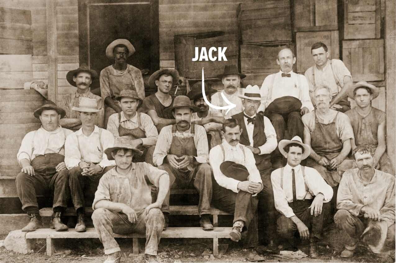 Jack Daniel's groepsfoto